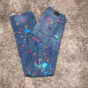 Paint Splatter Banana Republic Jeans Size 28